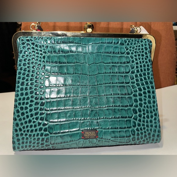 Frances Valentine Jackie Frame Bag in Green/Jade NWT - Picture 10 of 11